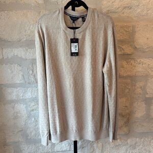 Ted Baker - Men's Beige Crewneck Sweater